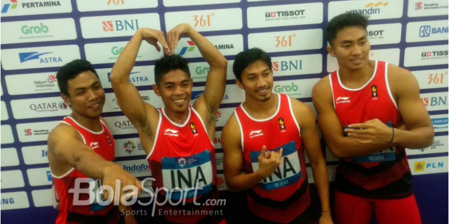 Atletik Asian Games 2018 - Sprinter Indonesia Peraih Perak Ini Terinspirasi Mobot Mo Farah