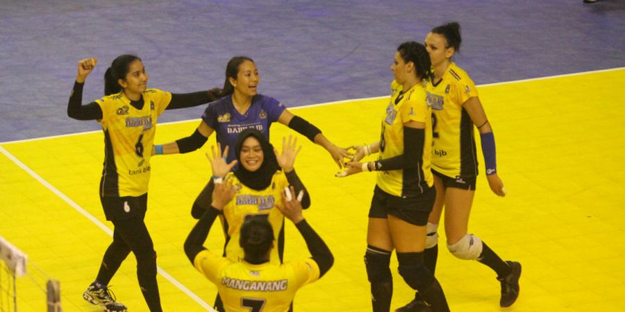 Proliga 2018 - Tim Putri Bandung Bank BJB Tempel Ketat Jakarta Pertamina Energi