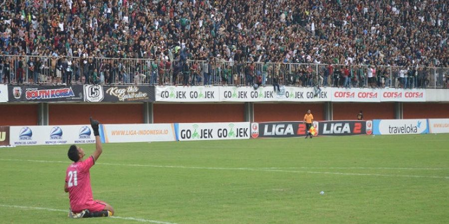 PSS Sleman Vs Persis Solo - Mengharukan, Kegembiraan Kiper Try Hamdani dengan Cepat Berganti Kesedihan