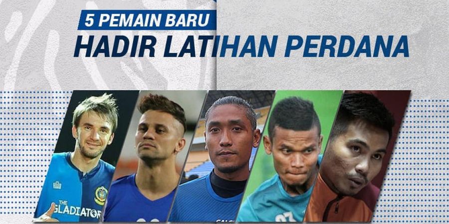 Syok, Hal Itu Dialami Pemain Asing Anyar Arema saat Latihan Perdana