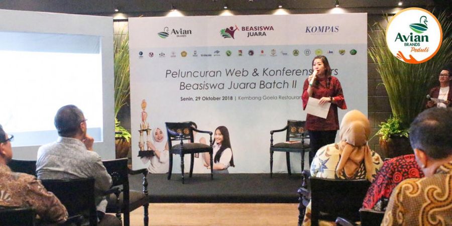 400 Mahasiswa Berkesempatan Menjadi Penerima Program Beasiswa Juara dari Avian Brands