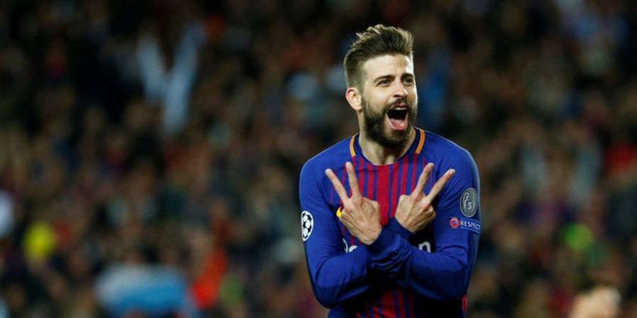 Aksi Unik Gerard Pique Sukses Curi Perhatian Warga Barcelona