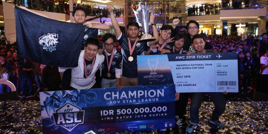 Juara AOV Star League 2018, EVOS AOV, Wakili Indonesia ke Amerika Serikat