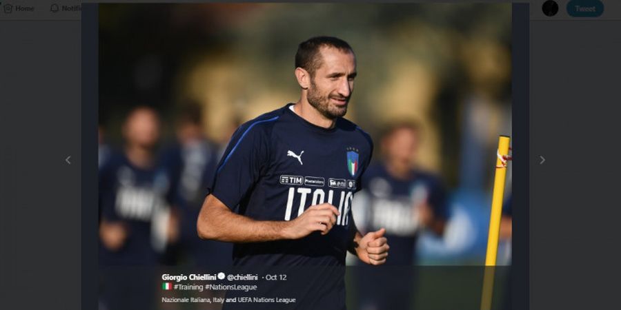 Keberadaan Giorgio Chiellini di Timnas Italia Pasti Tergantikan 