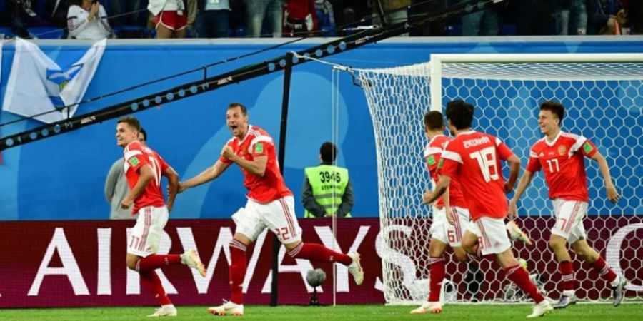 Torehan Gol Rusia di 2 Laga Grup A Sudah Cukup bagi Negara Ini untuk Menjuarai Piala Dunia