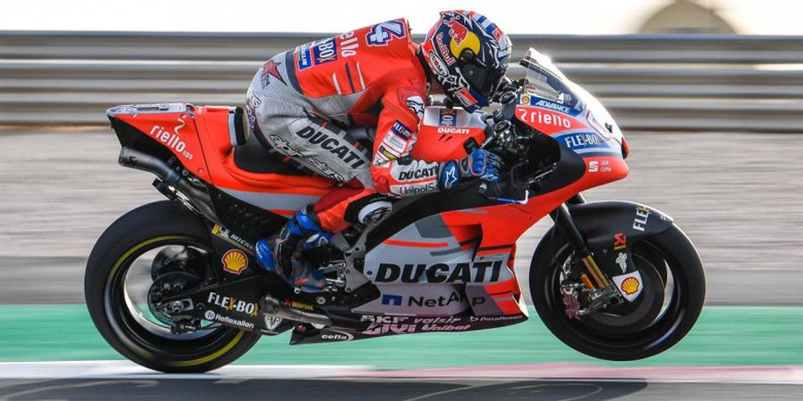 MotoGP Qatar 2018 - Andrea Dovizioso Lebih Cepat dari Valentino Rossi pada Latihan Bebas Kesatu