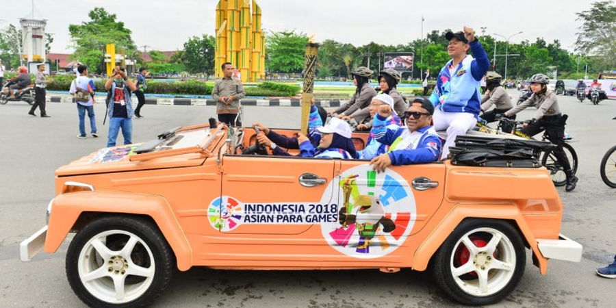 Obor Asian Para Games 2018 Singgah di Bumi Khatulistiwa