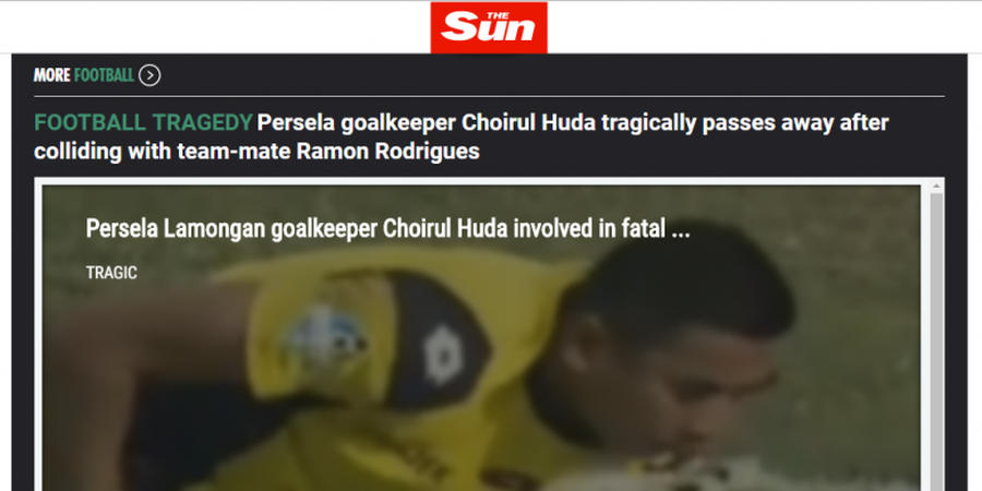 Choirul Huda Jadi Trending di Google, Media Internasional Ramai-ramai Beritakan Kematian Sang Legenda Persela Lamongan