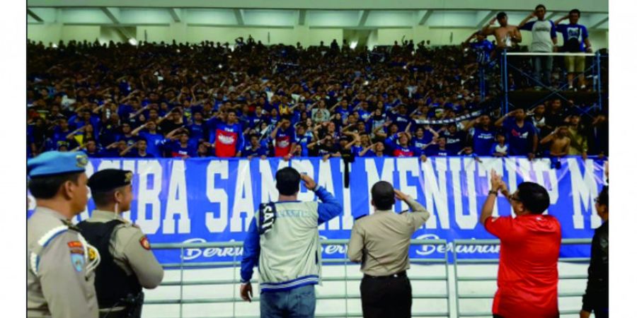 Aksi Ribuan Balistik di Kandang Persiba Buat Kapolres Balikpapan Merinding