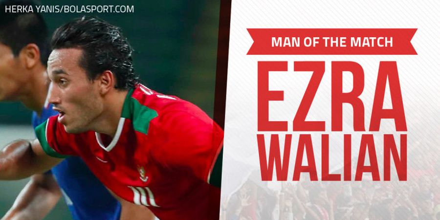 Ezra Walian Terpilih Jadi Man of The Match Laga Timnas Indonesia Vs Kamboja