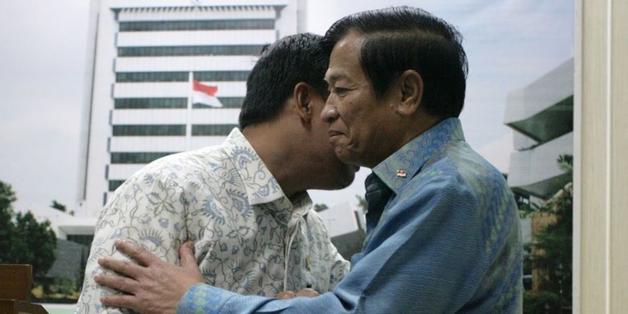 Mengintip Suasana Pertemuan Menpora Imam dan Agum Gumelar