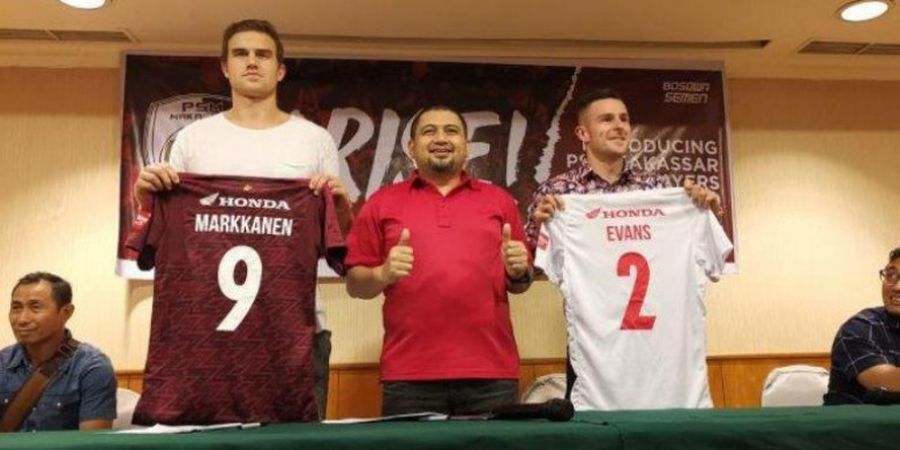 Terkait Pemain Asing, PSM Yakin Tak Bakal Alami Nasib Seperti Persija