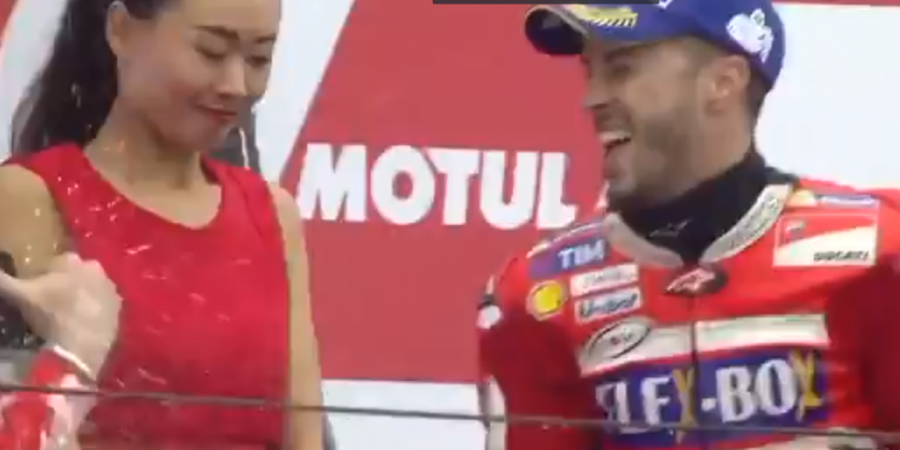 Wow, Wanita Cantik Ini Jadi Korban Rival Valentino Rossi di MotoGP Jepang 