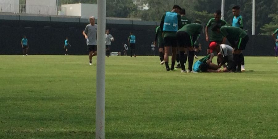 Saddil Ramdani Sempat Tumbang saat Latihan Terbaru Timnas U-23 Indonesia