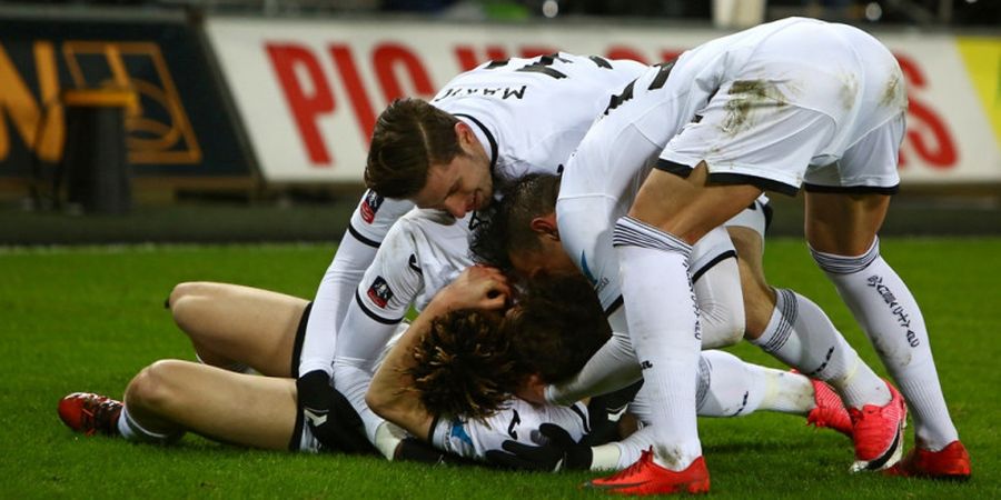 Hasil Piala FA - Menang 8-1, Swansea City Ciptakan Sejarah!