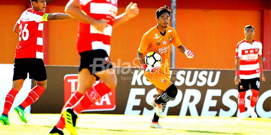 Kiper Madura United Sudah Bosan Latihan Mandiri