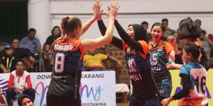 Hasil Lengkap Putaran I Proliga 2019 Pekan Ke-2 di GOR Tridharma Gresik