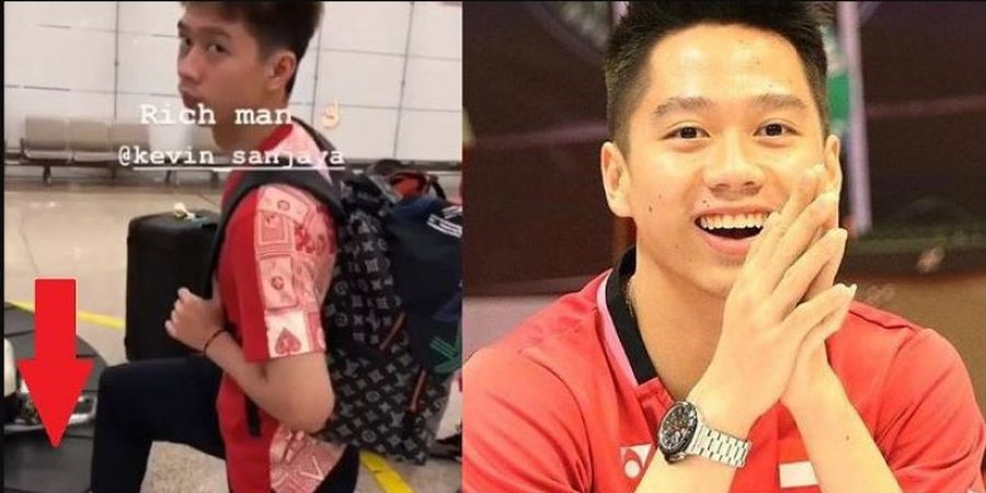 China Open 2018 - Lakukan Hal Tengil di Bandara, Wajah Kevin Sanjaya Justru Bikin Netizen Salah Fokus