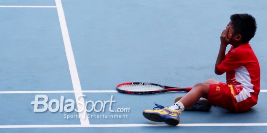 Petenis Cilik Ini Tunjukkan Permainan Pantang Menyerah di Kejurnas Tenis Junior Detec Open 2018