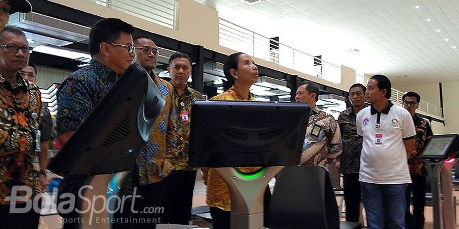 Menteri BUMN Tinjau Persiapan Venue Asian Games di Jakabaring