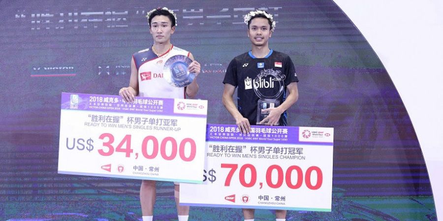 Daftar Unggulan yang Tersingkir di 8 Besar Korea Open 2018, Juara Dunia Mendadak 'Walkover'