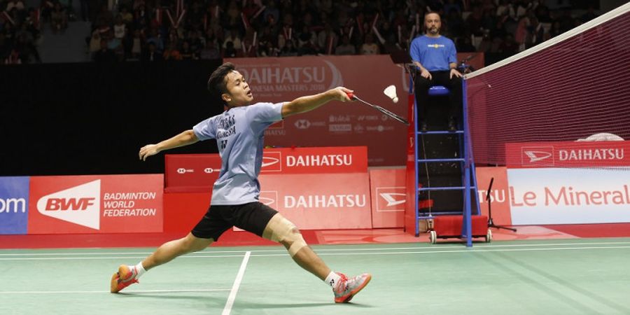 Indonesia Masters 2018 - Anthony Sinisuka Ginting Jadi Wakil Kedua dan Raih Final Pertama di Tahun 2018