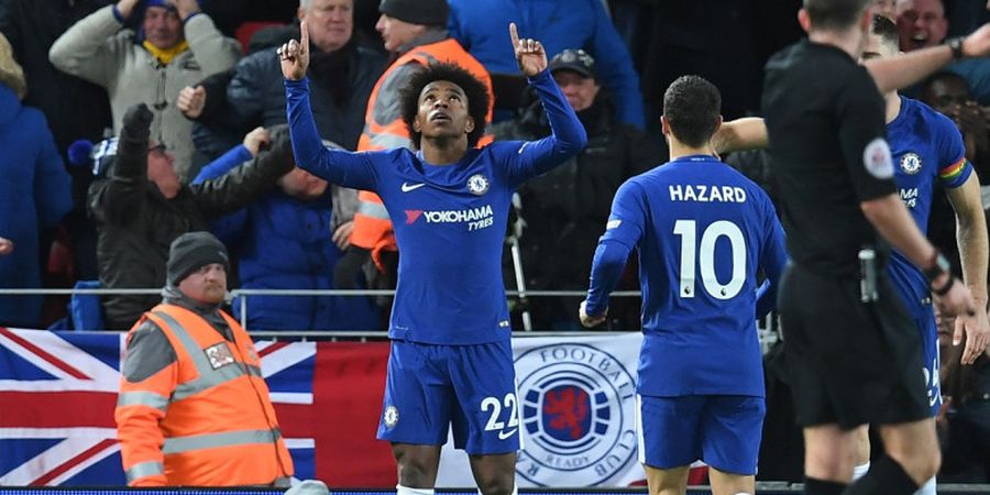 Willian Jadi Pemain Cadangan dengan Gol Tercepat di Liga Inggris Musim Ini