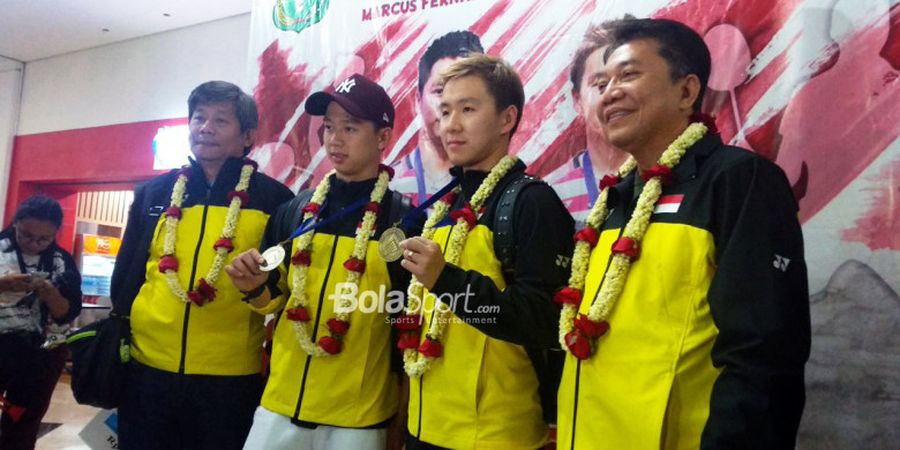 Marcus Fernaldi/Kevin Sanjaya Tiba di Indonesia, BWF Rilis Video 4 Bukti Ketangguhan The Minions