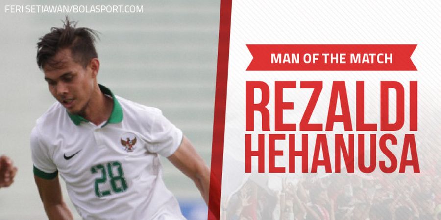 Rezaldi Sarangkan Gol Ketiga Timnas U-22 Indonesia ke Gawang Myanmar