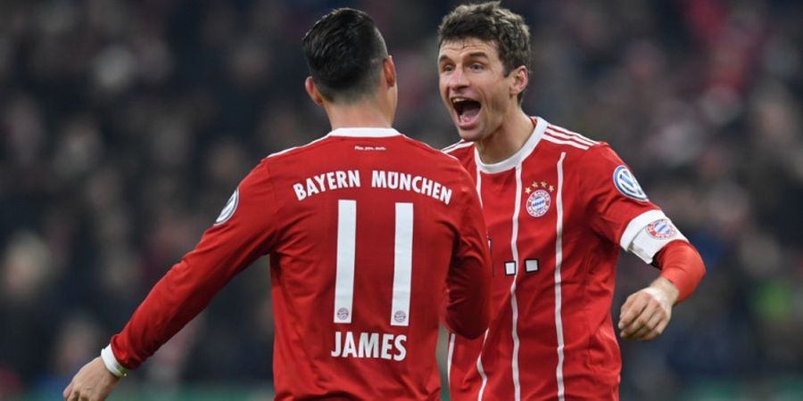 Thomas Mueller Jadi Tumbal Kemenangan Telak Bayern Muenchen