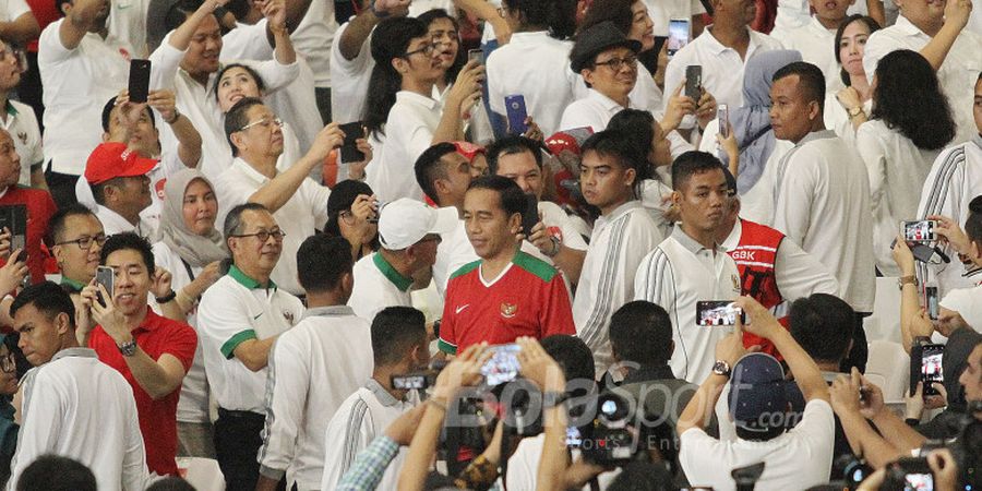 Jokowi Sebut Satu Kata Sebanyak 3 Kali Usai Timnas Indonesia Kalah dari Islandia