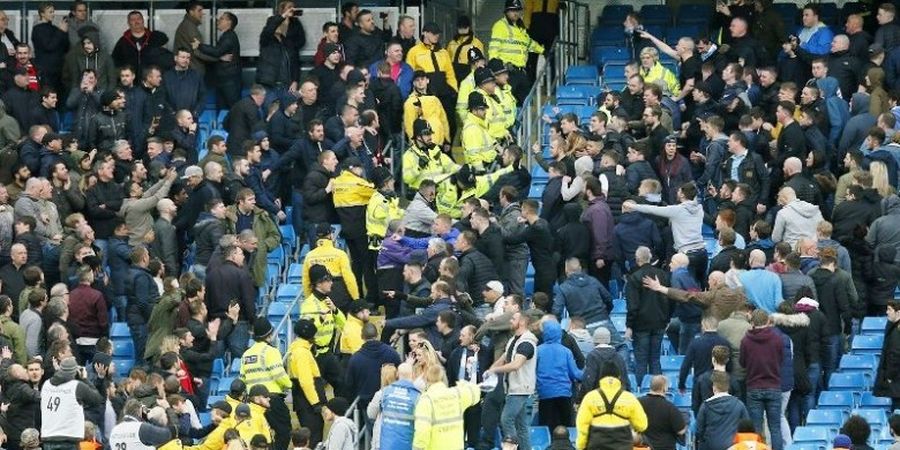 Kelewatan Kalo Ga Ketawa, Begini Reaksi Netizen Soal Gladi Resik Fans Manchester City Jelang Derbi Manchester