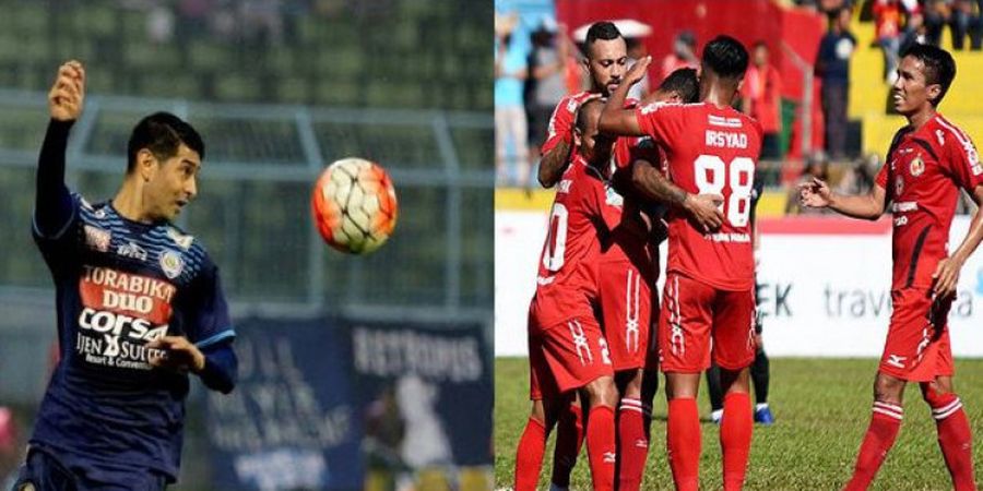 Live Streaming Arema FC Vs Semen Padang, Arif Suyono Borong Gol di Babak Pertama