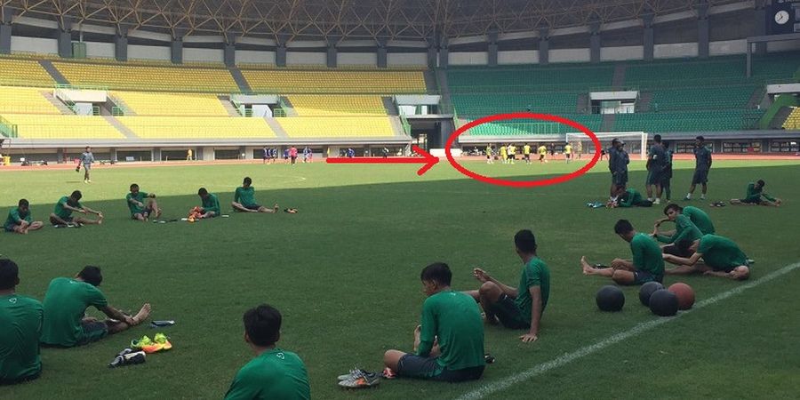 VIDEO - Suasana Kamar Ganti Garuda Muda Jelang Indonesia Vs Thailand