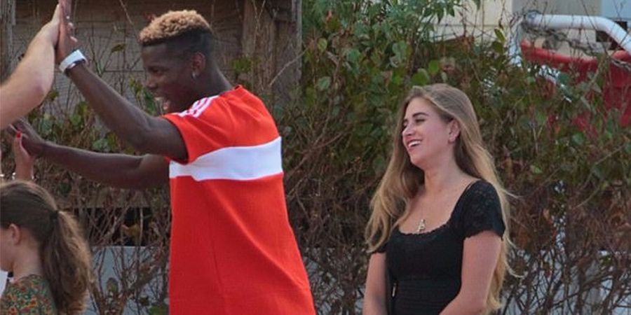 BREAKING NEWS - Terkena Cedera Hamstring, Paul Pogba Malah Asik Bermesraan dengan Wanita Misterius