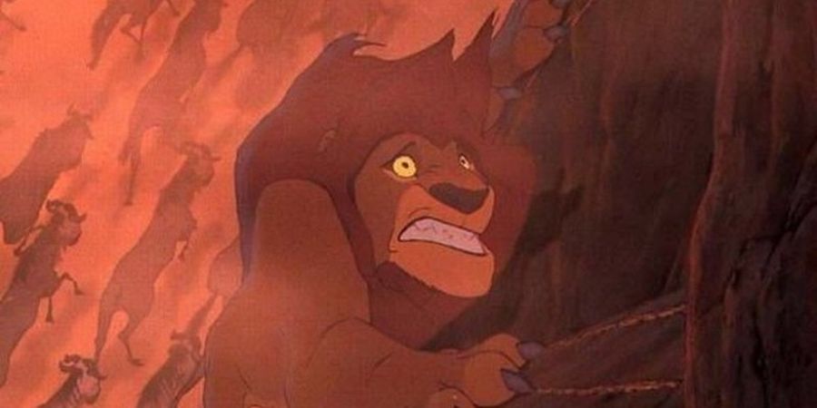 Vardy Balas Foto Singa Kane dengan Adegan Film Lion King