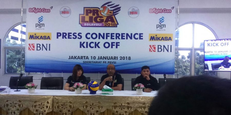 Jumlah Peserta Tim Putra Berkurang, Persaingan pada Proliga 2018 Tetap Sengit