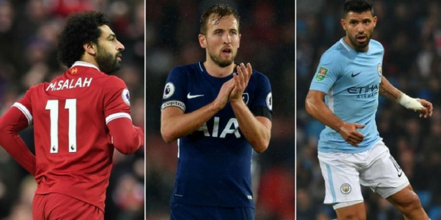 Antara Mohamed Salah, Harry Kane, dan Sergio Aguero, Siapa yang Terbaik di Awal Tahun 2018?