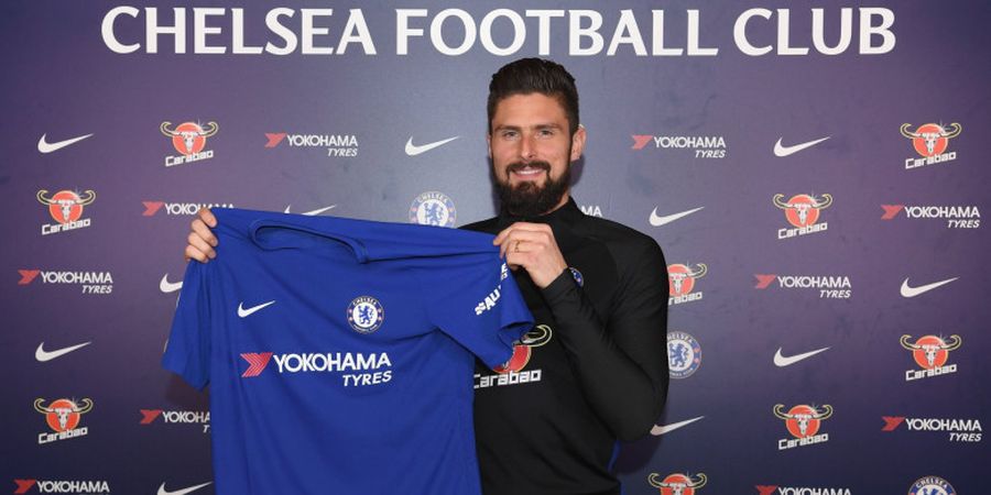 Resmi Gabung Chelsea, Olivier Giroud Pakai Nomor Punggung Angker