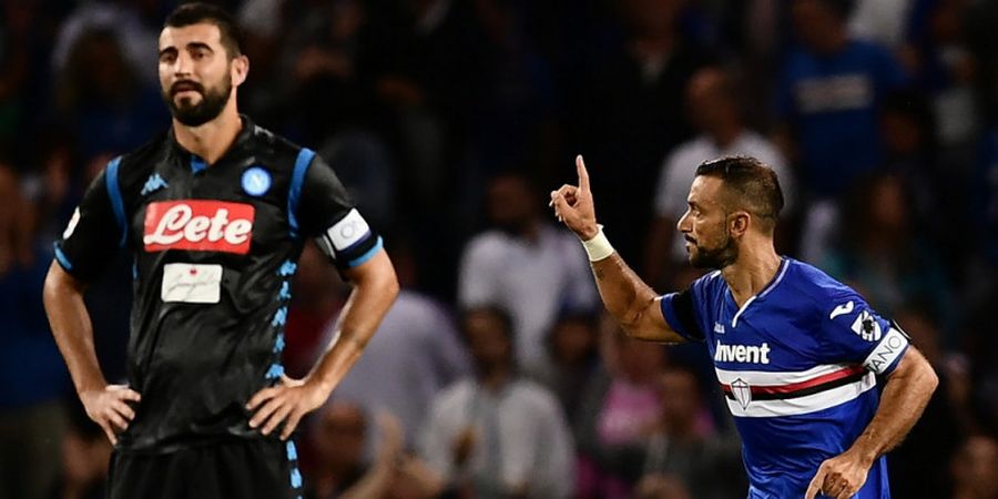 Simpan Dua Pemain Andalan, Napoli Hancur di Kandang Sampdoria