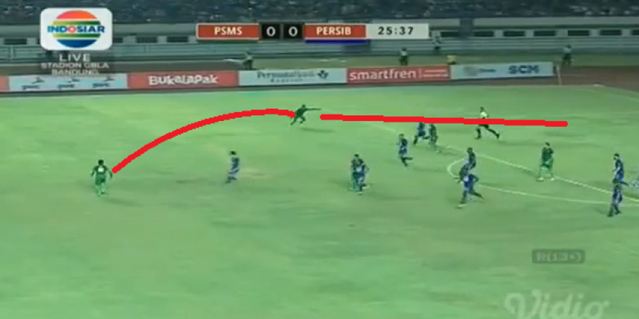 VIDEO - Berkelas, Gol Pertama PSMS oleh Frets Butuan Diawali dari Bola Mati