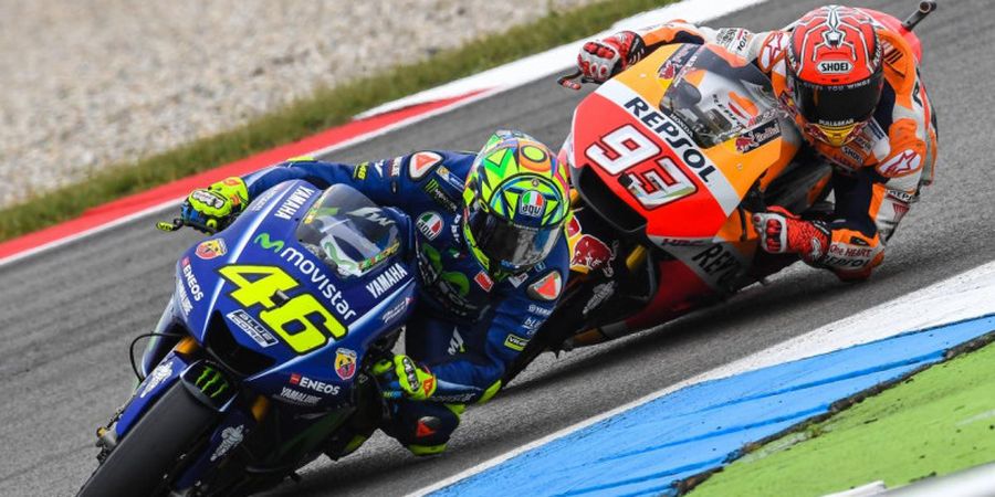 Valentino Rossi Senang Dijadikan Motivasi oleh Marc Marquez