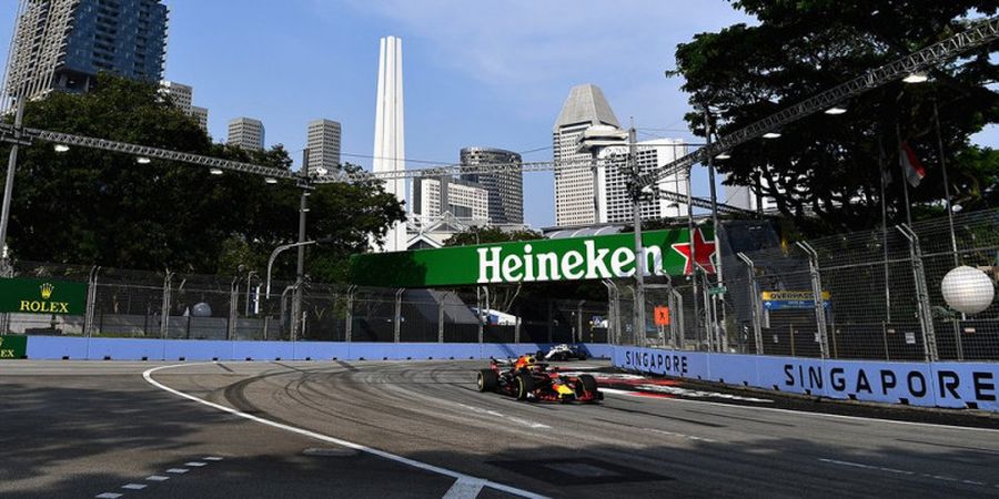 Hasil FP1 F1 GP Singapura 2018 - Duo Red Bull Racing Memimpin, Lewis Hamilton Gagal Masuk Top 5