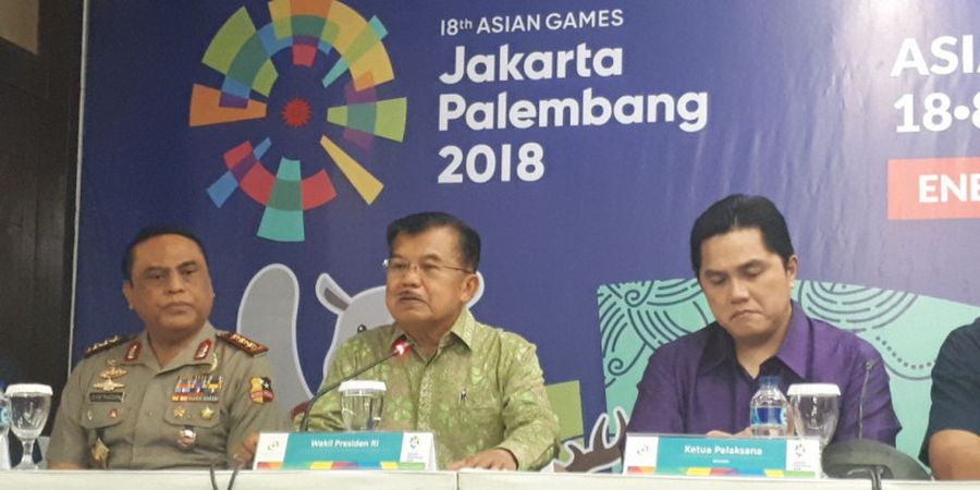 Jusuf Kalla Ucap Hal Penting Terkait Api Obor Asian Games 2018