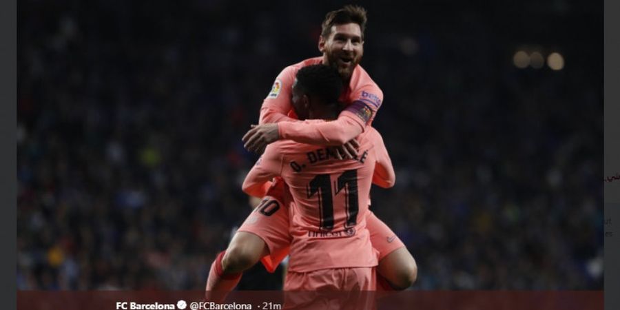 Hasil Espanyol Vs Barcelona - Messi Ukir Sejarah Gol Free-kick, El Barca Menang Telak