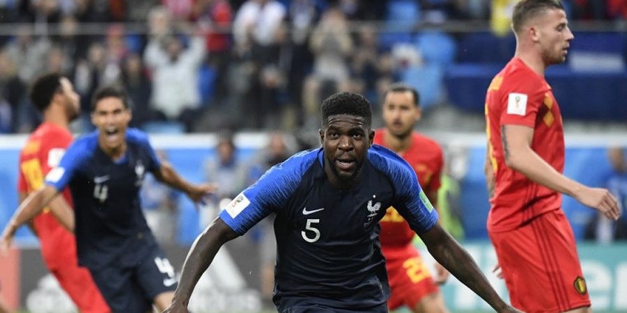 Jadi Pahlawan Kemenangan Prancis, Samuel Umtiti Pecahkan Rekor 60 Tahun Silam