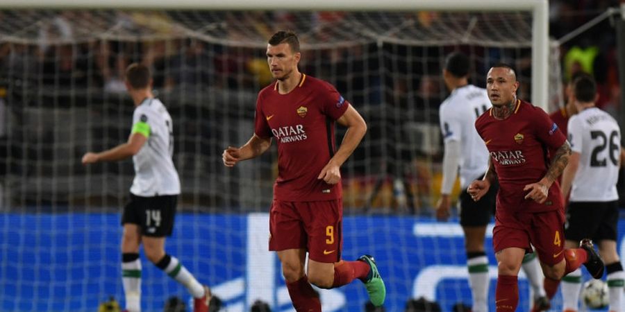 Gol Larut Edin Dzeko Bawa AS Roma Taklukkan Torino