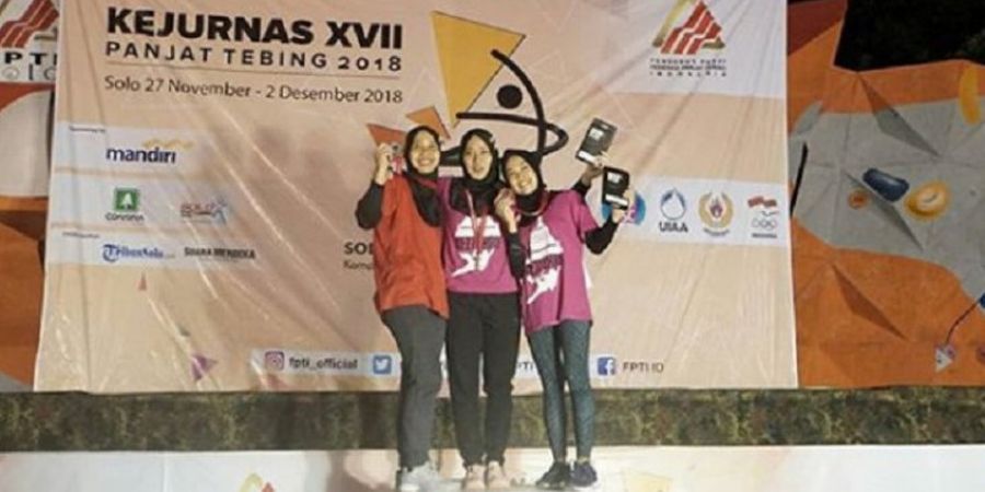 Kejurnas Panjat Tebing 2018 - Aries Susanti Rahayu Sabet Medali Emas Usai Menangi Ulangan Final Asian Games