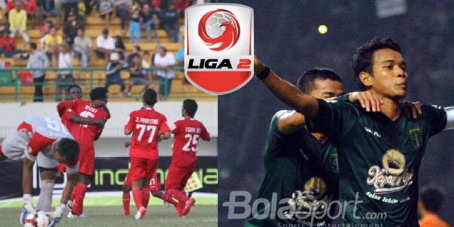 Update Hasil Lengkap Pertandingan Babak 16 Besar Liga 2 Musim 2017 Pekan Kedua