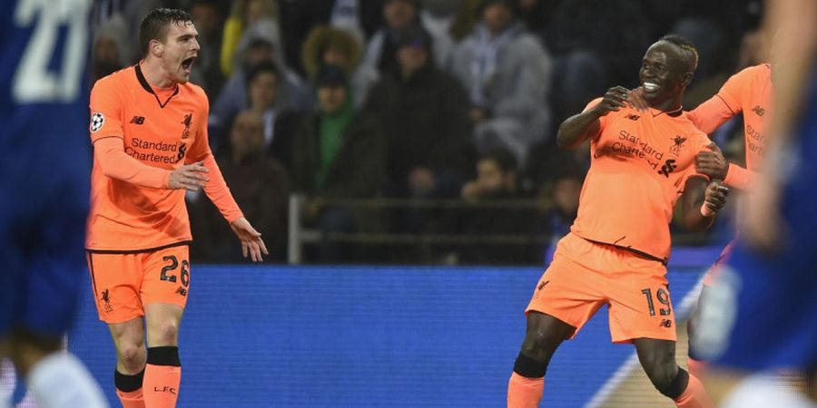 Hasil Babak I FC Porto Vs Liverpool - Gol Mane dan Salah Bawa The Reds Mengamuk di Kandang Naga